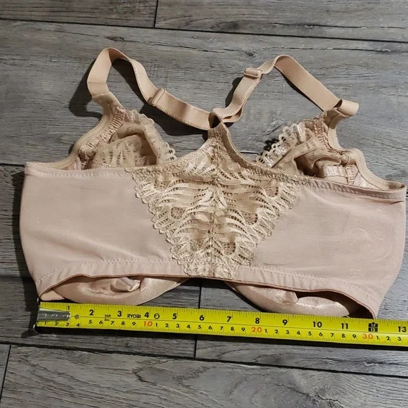 Glamorise Women's 34G Front-Close T-Back Wonderwire Underwire #1246 - Picture 3 of 4